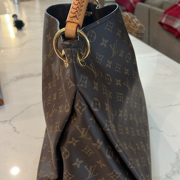 LOUIS VUITTON LV Artsy MM Shoulder Bag Monogram Leather Brown SD5106 - Picture 5 of 7